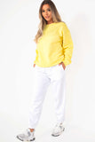 Neesha Yellow Oversized Sweatshirt