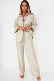 Niko Stone Linen Trouser Co Ord