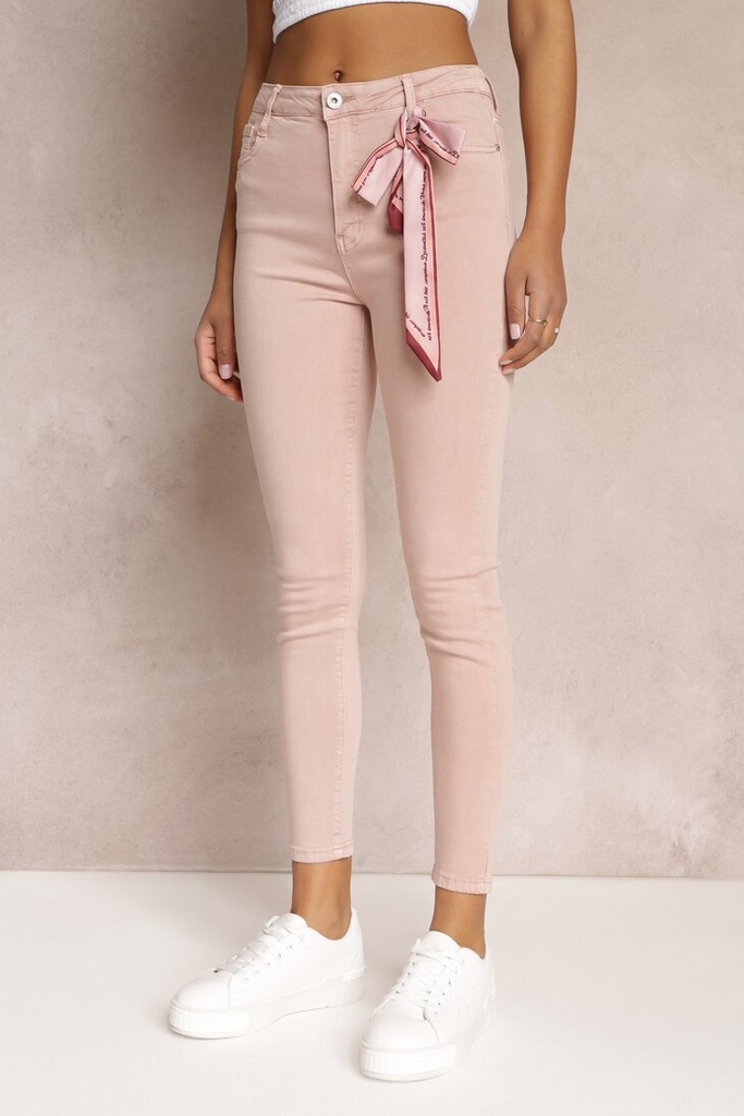 Thea Blush High Waist Jeans