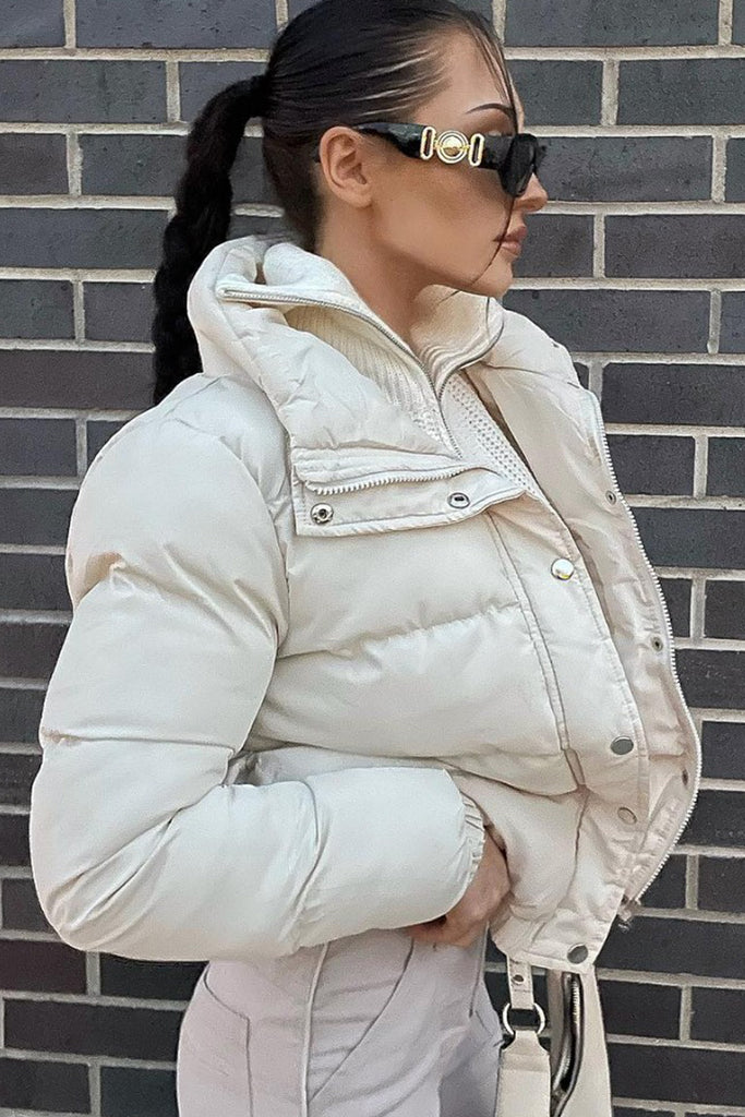 Charlie Cream Puffer Jacket