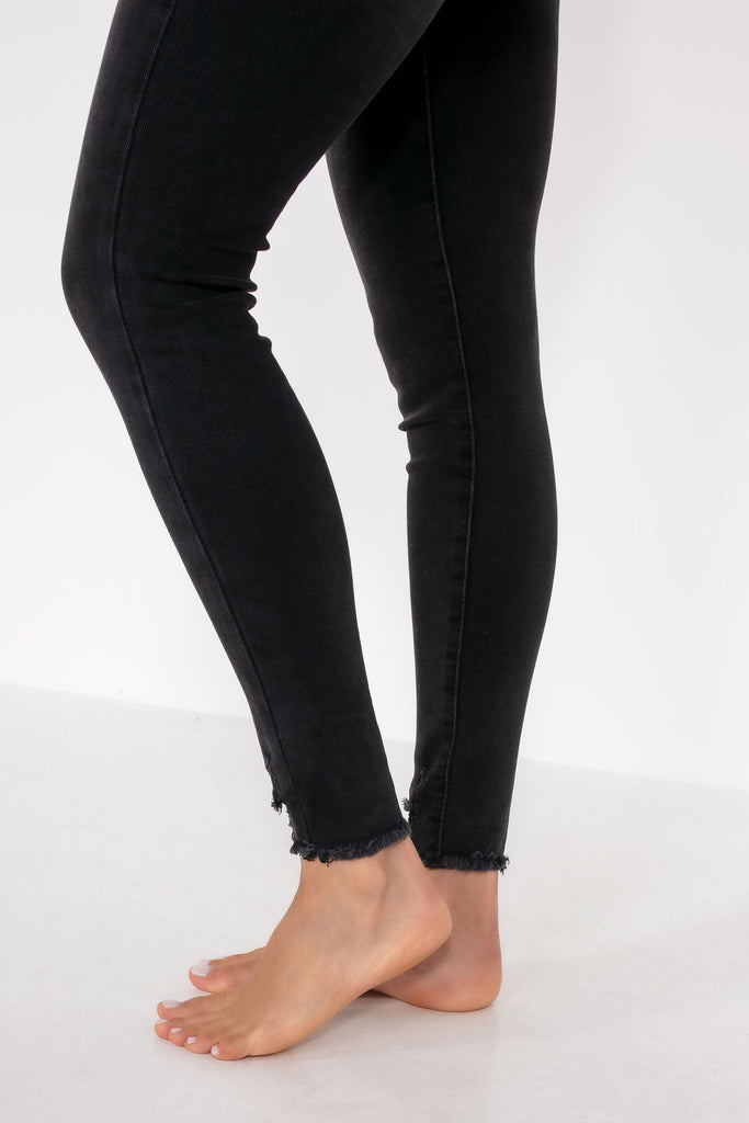 Alana Black High Waist Skinny Jeans