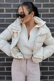 Charlie Cream Puffer Jacket