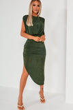 Alyse Green Shimmer Maxi Dress