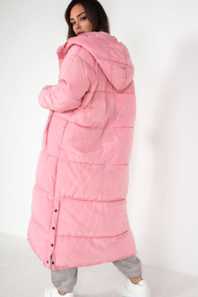 Aoife Pink Duvet Coat