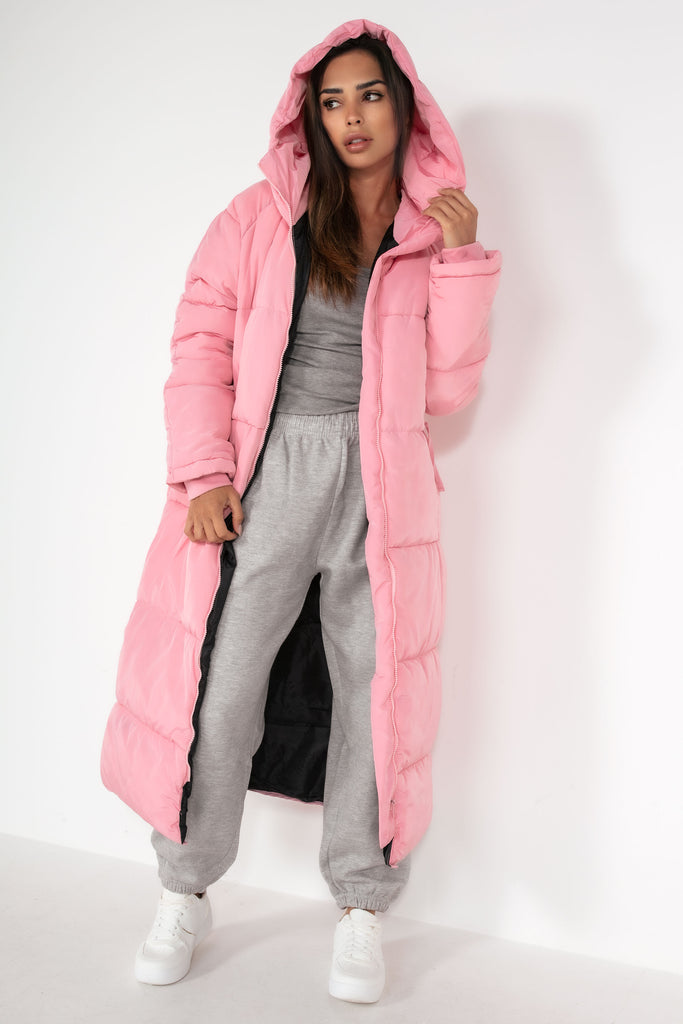 Aoife Pink Duvet Coat