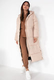 Aoife Stone Longline Padded Coat