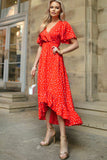 AX Paris Roxanne Red Polka Dot DressAX Paris Roxanne Red Polka Dot Dress