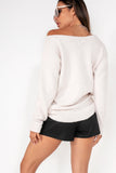 AX Paris Samira Cream Soft Knit Jumper