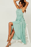 Bethany Mint Polka Dot Midi Dress