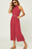 Brynley Red Polka Dot Jumpsuit