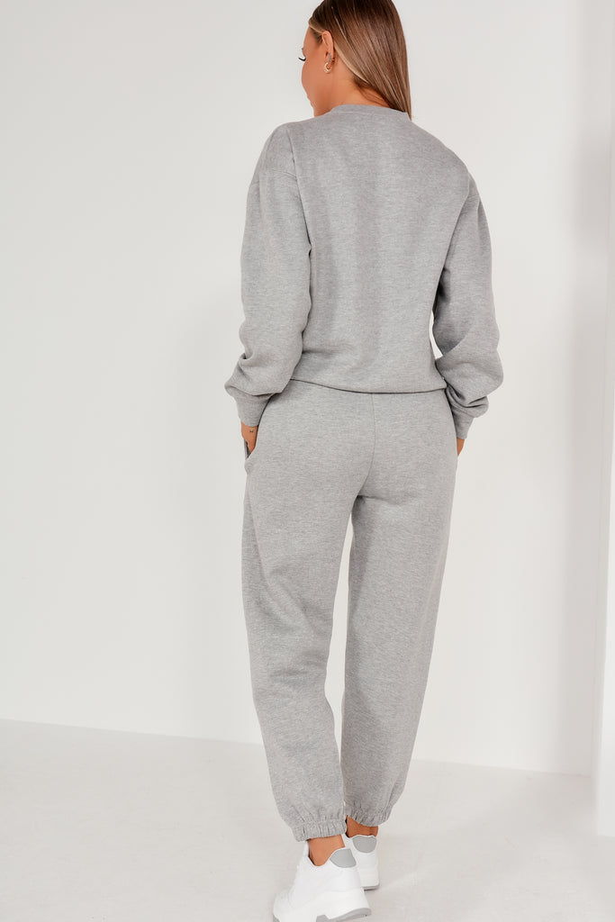 Carolina Grey Oversized Jogger Co-Ord