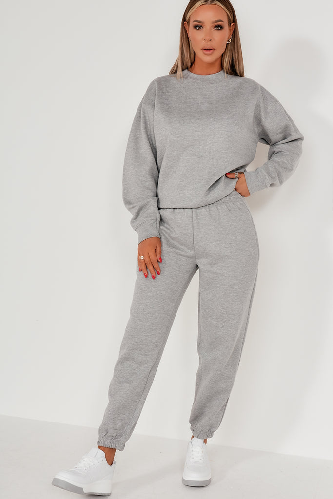 Carolina Grey Oversized Jogger Co-Ord