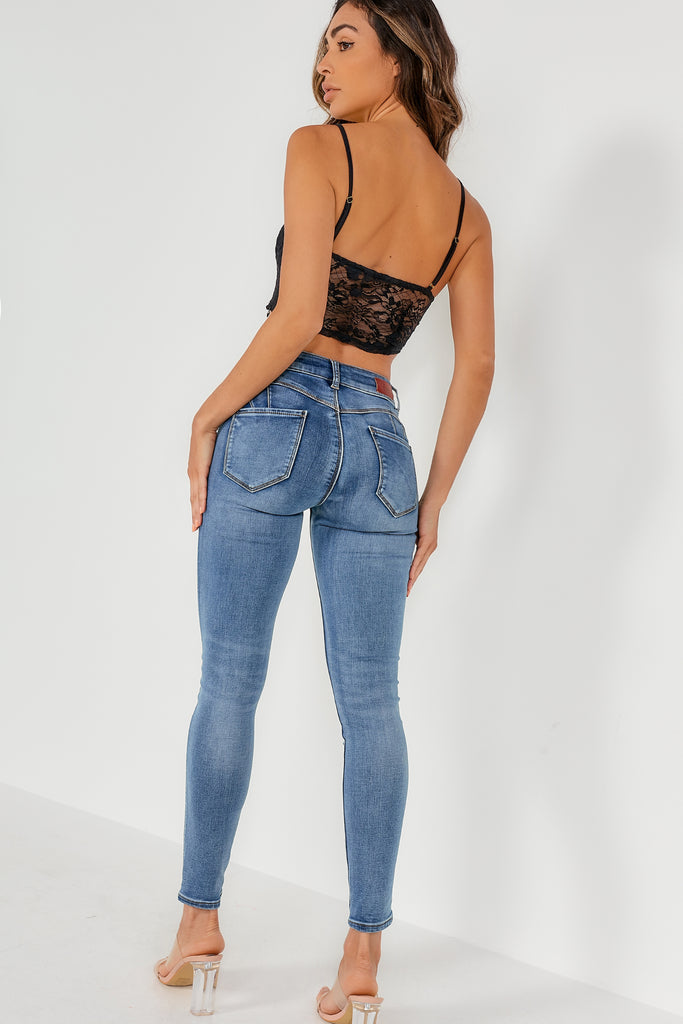 Ellie Blue Push Up Skinny Jeans