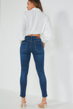 Ellie Dark Blue Push Up Skinny Jeans