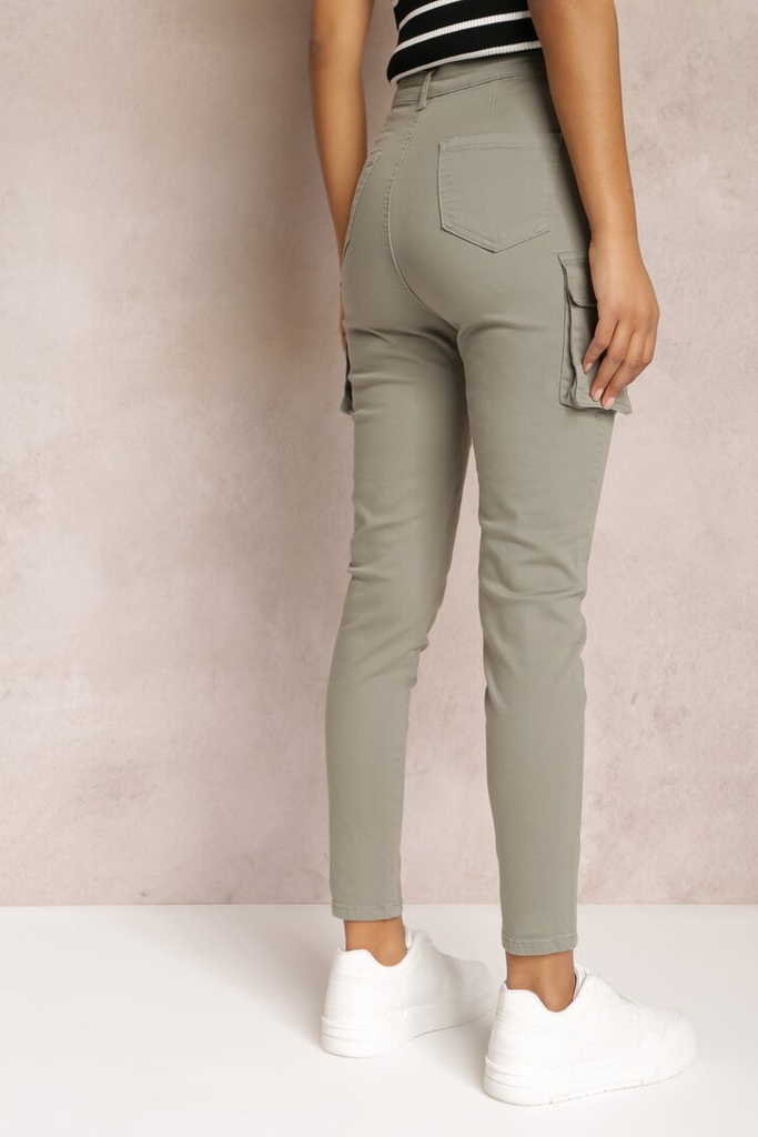 Elodie Khaki Cargo Trousers