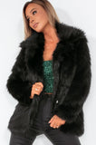 Glamorous Haiden Black Faux Fur Coat