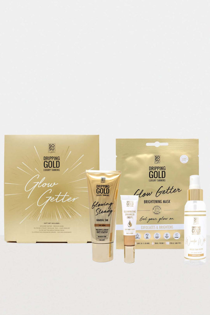 SOSU Dripping Gold Glow Getter Gift Set#