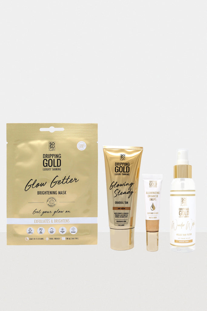 SOSU Dripping Gold Glow Getter Gift Set