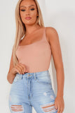 Helena Rose Scoop Neck Slinky Bodysuit