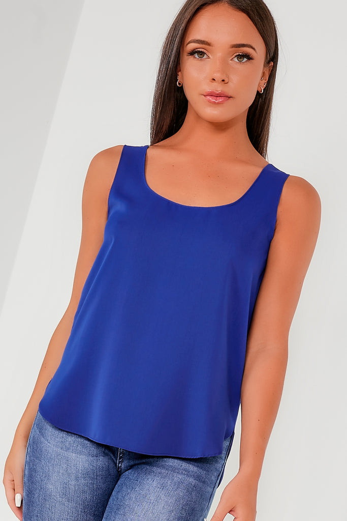 Kali Blue Sleeveless Top