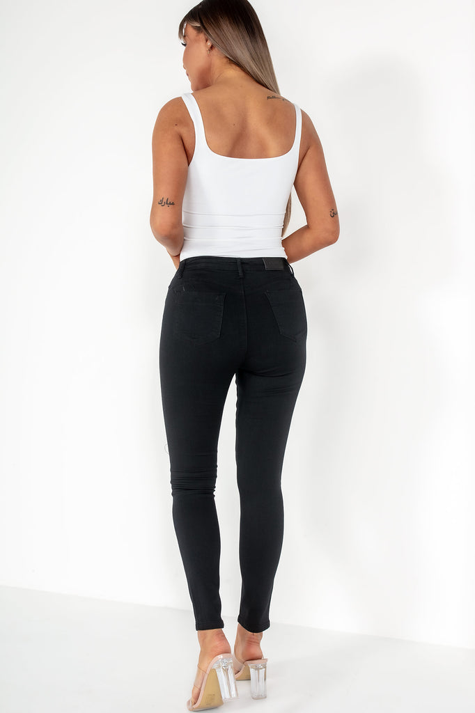 Kenny Black Push Up Skinny Jeans