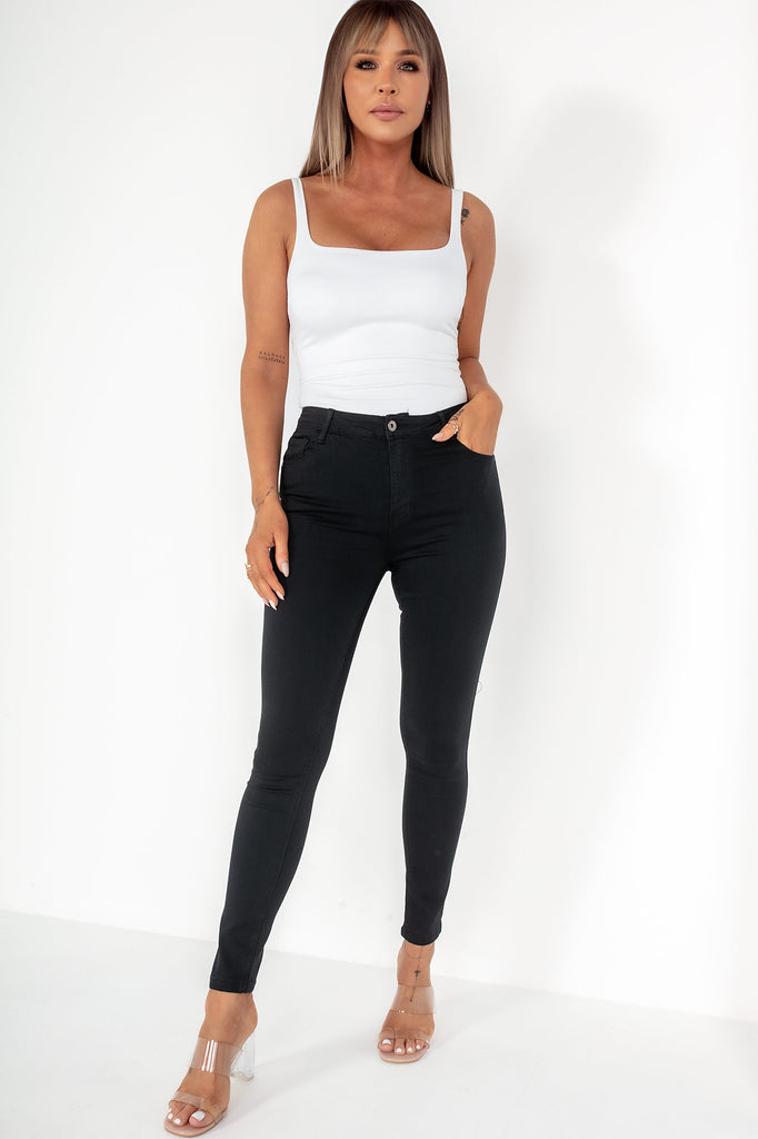 Kenny Black Push Up Skinny Jeans