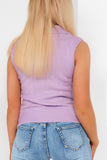 Keyla Lilac Peter Pan Collar Sweater Vest