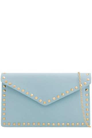 powder blue handbag