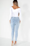 Lexi Light Blue Push Up Skinny Jeans