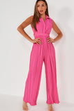 Melissa Pink Sleeveless Jumpsuit