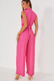 Melissa Pink Sleeveless Jumpsuit