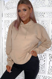 Neeve Sand Oversized Hoodie