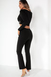 Nolene Black Trouser Co Ord