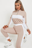 Perla Stone Colour Block Jogger Co Ord