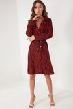 Scout Rust Zebra Print Dress