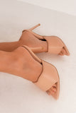 Simone Nude Point Toe Mules