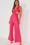 Skylar Pink Cut Out Jumpsuit