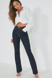 Taylor Dark Blue High Waist Jeans