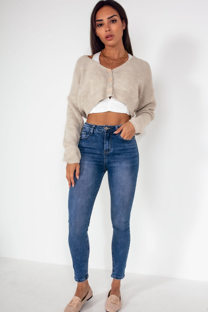 Trixie Blue High Waist Skinny Jeans