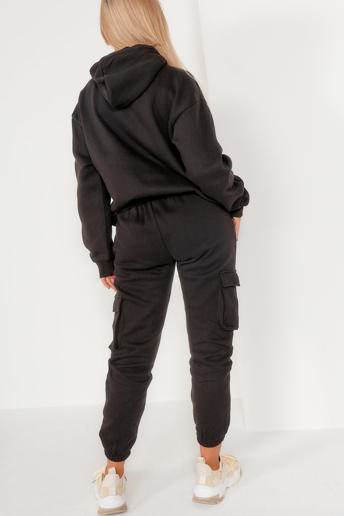 Ulima Black Cargo Co Ord