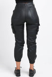 Uriel Black Cargo Trousers