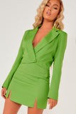 Whitney Green Crop Blazer