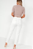 Zadie White Cargo Trousers