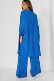 Zarah Blue Kimono Trouser Co Ord