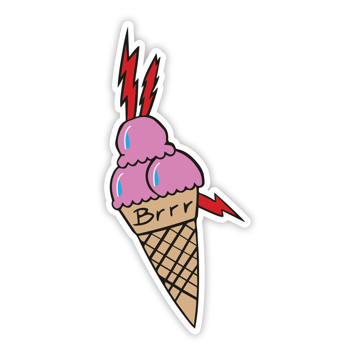 brrr ice cream hoodie