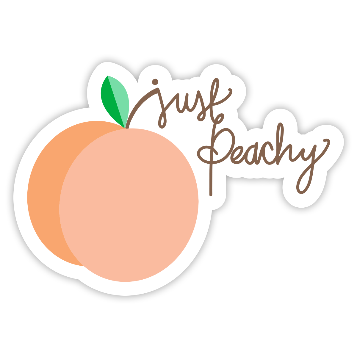 Just Peachy Sticker Stickiebandits Com