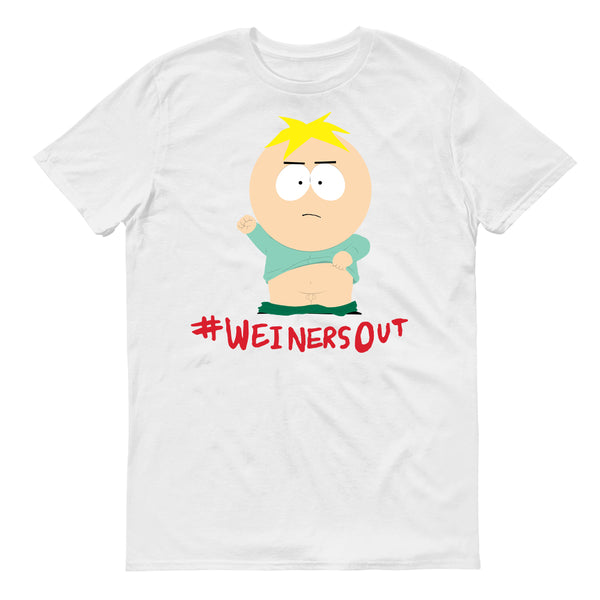 toetje buitenste Uitdaging South Park Butters Weiners Out Adult Short Sleeve T-Shirt – South Park Shop