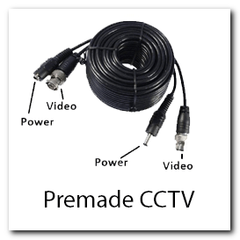 Premade CCTV Wire and Tools