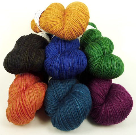 Bright yarn pile - Vintage Purls