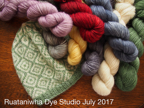 Ruataniwha dye studio July 2017 Indie dyer